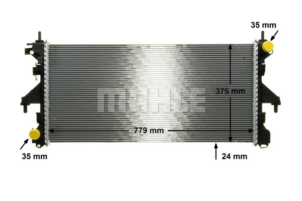 Ilustracja CR 881 000P MAHLE chłodnica cieczy