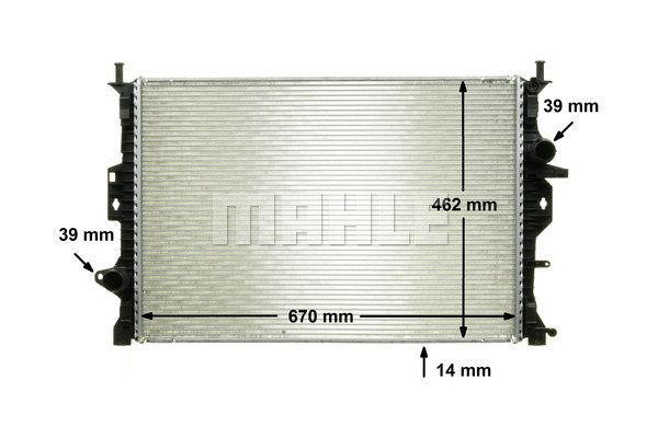 Ilustracja CR 906 000P MAHLE chłodnica cieczy