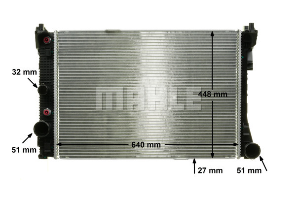 Ilustracja CR 988 000P MAHLE chłodnica cieczy