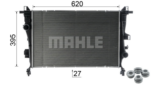 Ilustracja CR 1587 000P MAHLE chłodnica cieczy