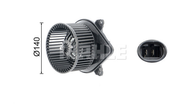 Ilustracja AB 234 000S MAHLE wentylator wewnętrzny