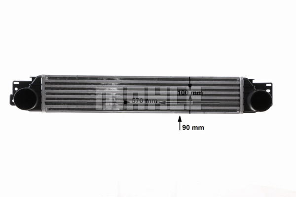 Ilustracja CI 390 000S MAHLE chłodnica powietrza doładowującego - intercooler