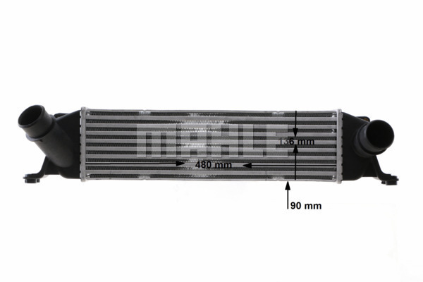Ilustracja CI 392 000S MAHLE chłodnica powietrza doładowującego - intercooler