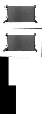 Ilustracja CR 1715 000P MAHLE chłodnica cieczy