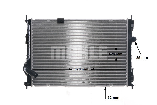 Ilustracja CR 2058 000S MAHLE chłodnica cieczy