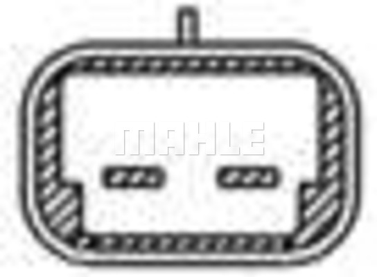 Ilustracja CFF 395 000S MAHLE wentylator, chłodzenie silnika