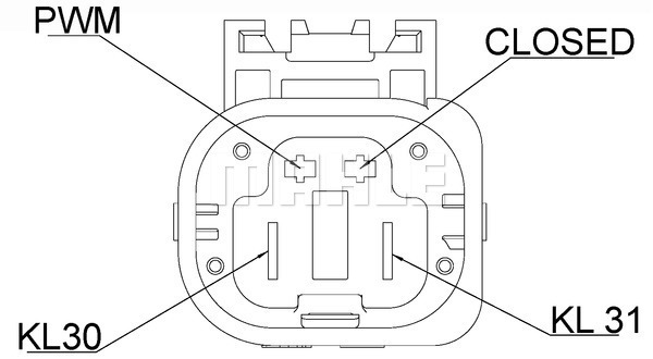 Ilustracja CFF 403 000P MAHLE wentylator, chłodzenie silnika