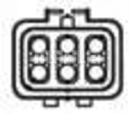 Ilustracja CFF 385 000S MAHLE wentylator, chłodzenie silnika