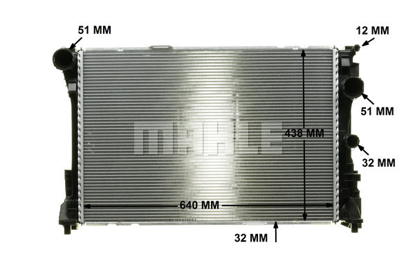Ilustracja CR 83 000P MAHLE chłodnica cieczy