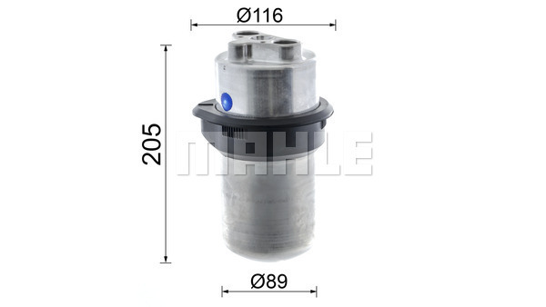 Ilustracja AD 8 000P MAHLE osuszacz, klimatyzacja