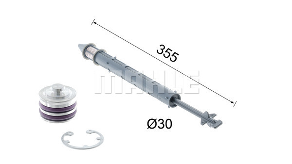 Ilustracja AD 183 000P MAHLE osuszacz, klimatyzacja
