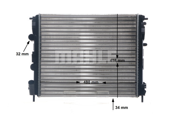 Ilustracja CR 92 000S MAHLE chłodnica cieczy