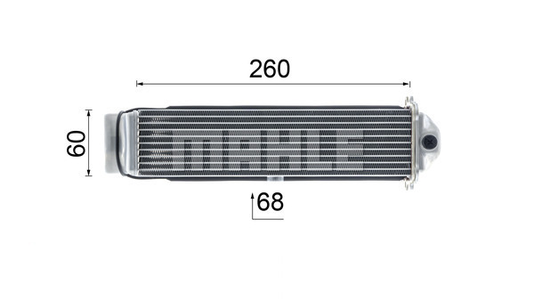 Ilustracja CI 481 000P MAHLE chłodnica powietrza doładowującego - intercooler
