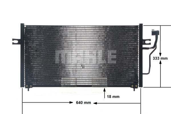 Ilustracja AC 458 000S MAHLE skraplacz, klimatyzacja