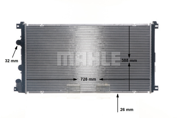 Ilustracja CR 13 000S MAHLE chłodnica cieczy