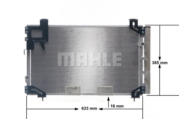 Ilustracja AC 711 000S MAHLE skraplacz, klimatyzacja