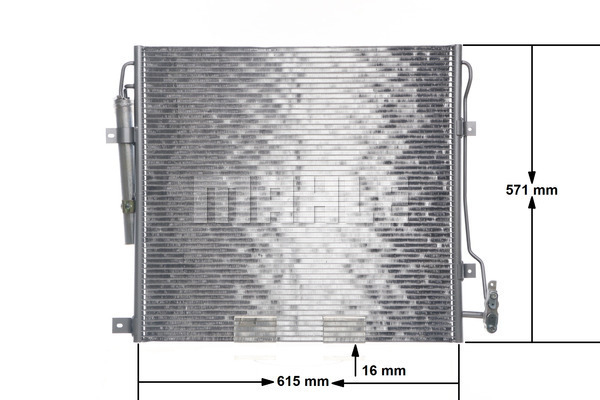 Ilustracja AC 760 000S MAHLE skraplacz, klimatyzacja
