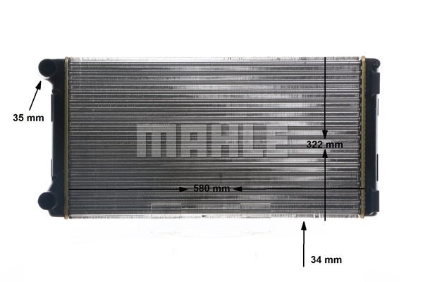 Ilustracja CR 125 000S MAHLE chłodnica cieczy