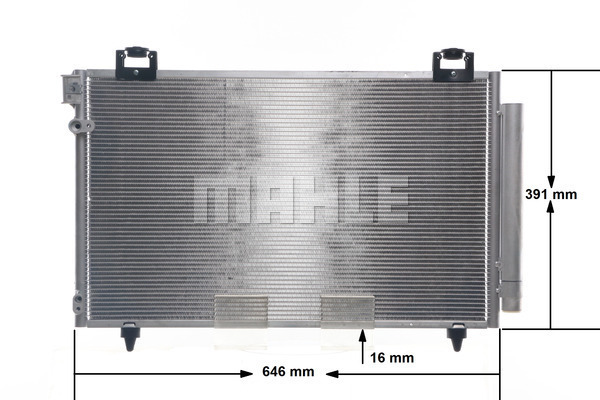 Ilustracja AC 831 000S MAHLE skraplacz, klimatyzacja