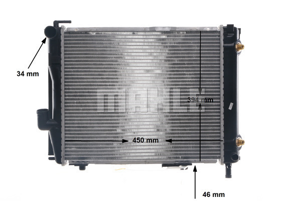 Ilustracja CR 257 000S MAHLE chłodnica cieczy