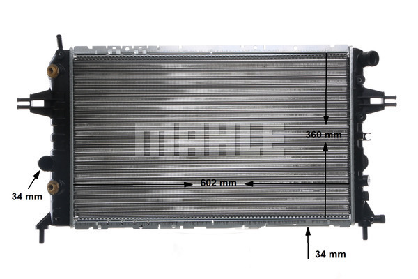 Ilustracja CR 229 001S MAHLE chłodnica cieczy