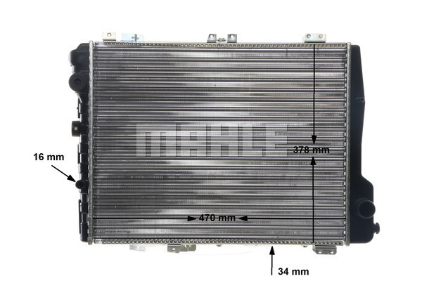 Ilustracja CR 254 000S MAHLE chłodnica cieczy