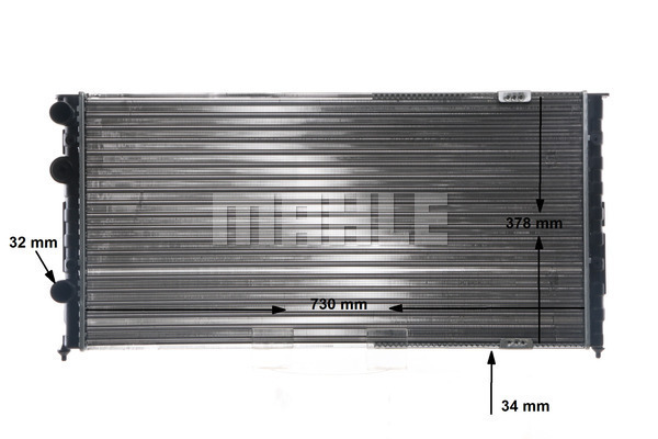 Ilustracja CR 409 000S MAHLE chłodnica cieczy