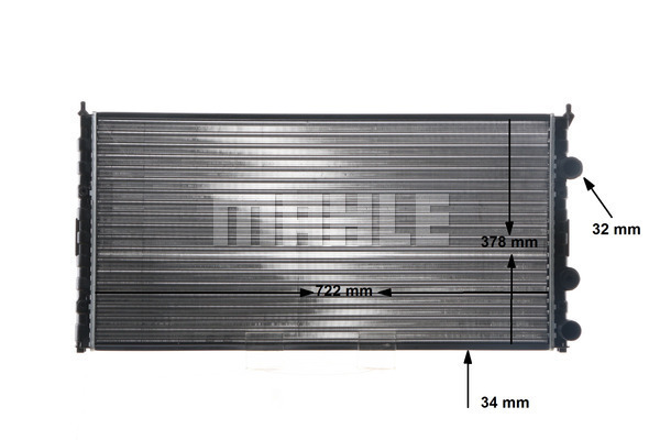 Ilustracja CR 417 000S MAHLE chłodnica cieczy