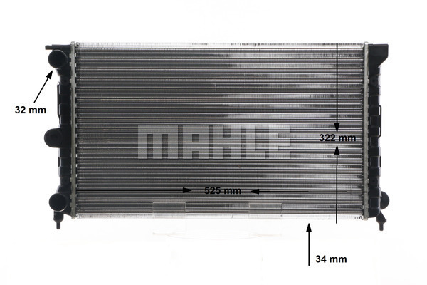 Ilustracja CR 350 000S MAHLE chłodnica cieczy