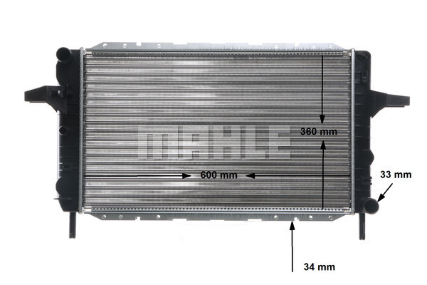 Ilustracja CR 376 000S MAHLE chłodnica cieczy