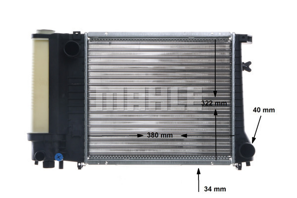 Ilustracja CR 483 000S MAHLE chłodnica cieczy