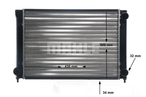 Ilustracja CR 516 000S MAHLE chłodnica cieczy