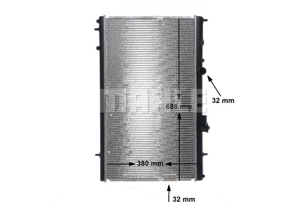 Ilustracja CR 800 000S MAHLE chłodnica cieczy