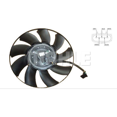 Ilustracja CFF 476 000P MAHLE wentylator, chłodzenie silnika