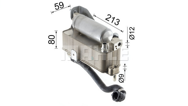 Ilustracja AC 1130 000P MAHLE skraplacz, klimatyzacja