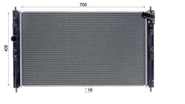 Ilustracja CR 2238 000S MAHLE chłodnica cieczy