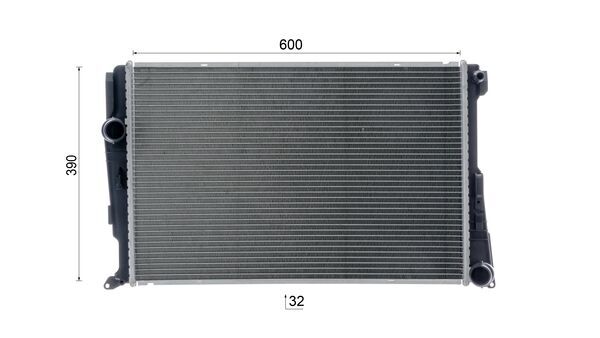 Ilustracja CR 877 000S MAHLE chłodnica cieczy