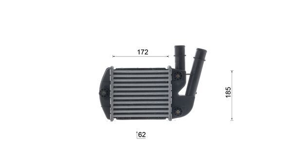 Ilustracja CI 685 000S MAHLE chłodnica powietrza doładowującego - intercooler