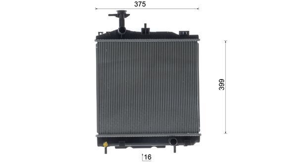 Ilustracja CR 2688 000S MAHLE chłodnica cieczy