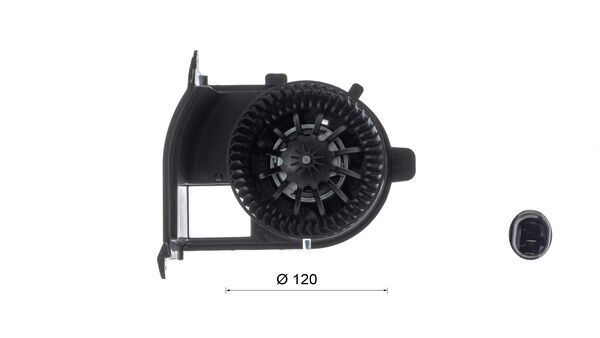 Ilustracja AB 380 000S MAHLE wentylator wewnętrzny