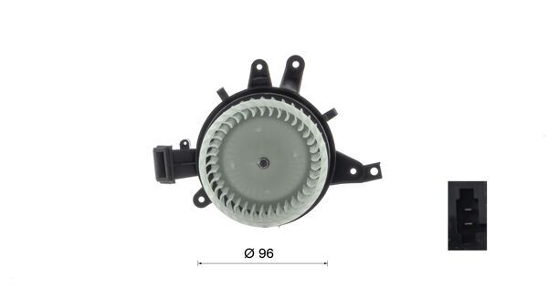 Ilustracja AB 383 000S MAHLE wentylator wewnętrzny