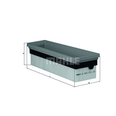 Ilustracja LX 1824/1 MAHLE filtr powietrza