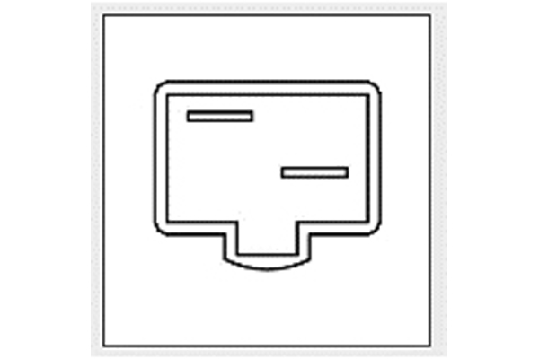 Ilustracja EBL-2004 KAVO PARTS włącznik świateł STOP