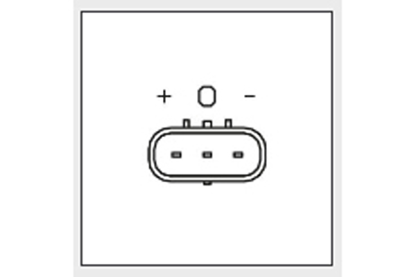 Ilustracja EMS-9003 KAVO PARTS czujnik, ciśnienie w kolektorze dolotowym