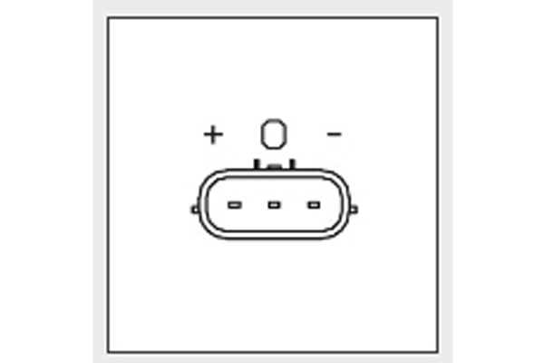 Ilustracja EMS-2002 KAVO PARTS czujnik, ciśnienie w kolektorze dolotowym