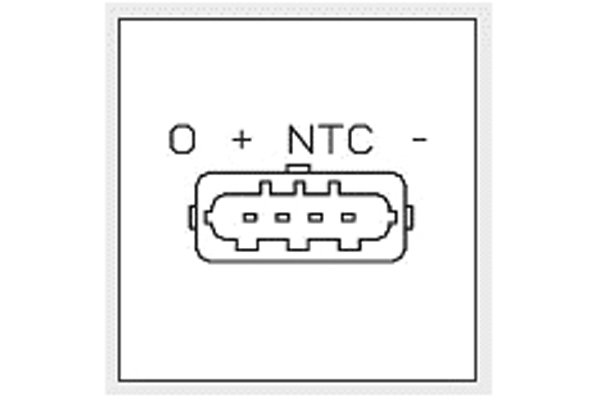 Ilustracja EMS-3005 KAVO PARTS czujnik, ciśnienie w kolektorze dolotowym