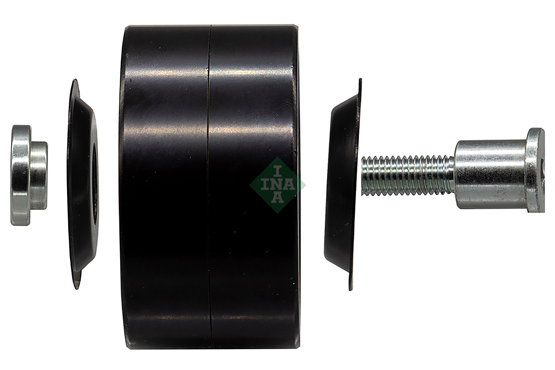 Ilustracja 532 0787 10 INA rolka kierunkowa / prowadząca, pasek klinowy zębaty