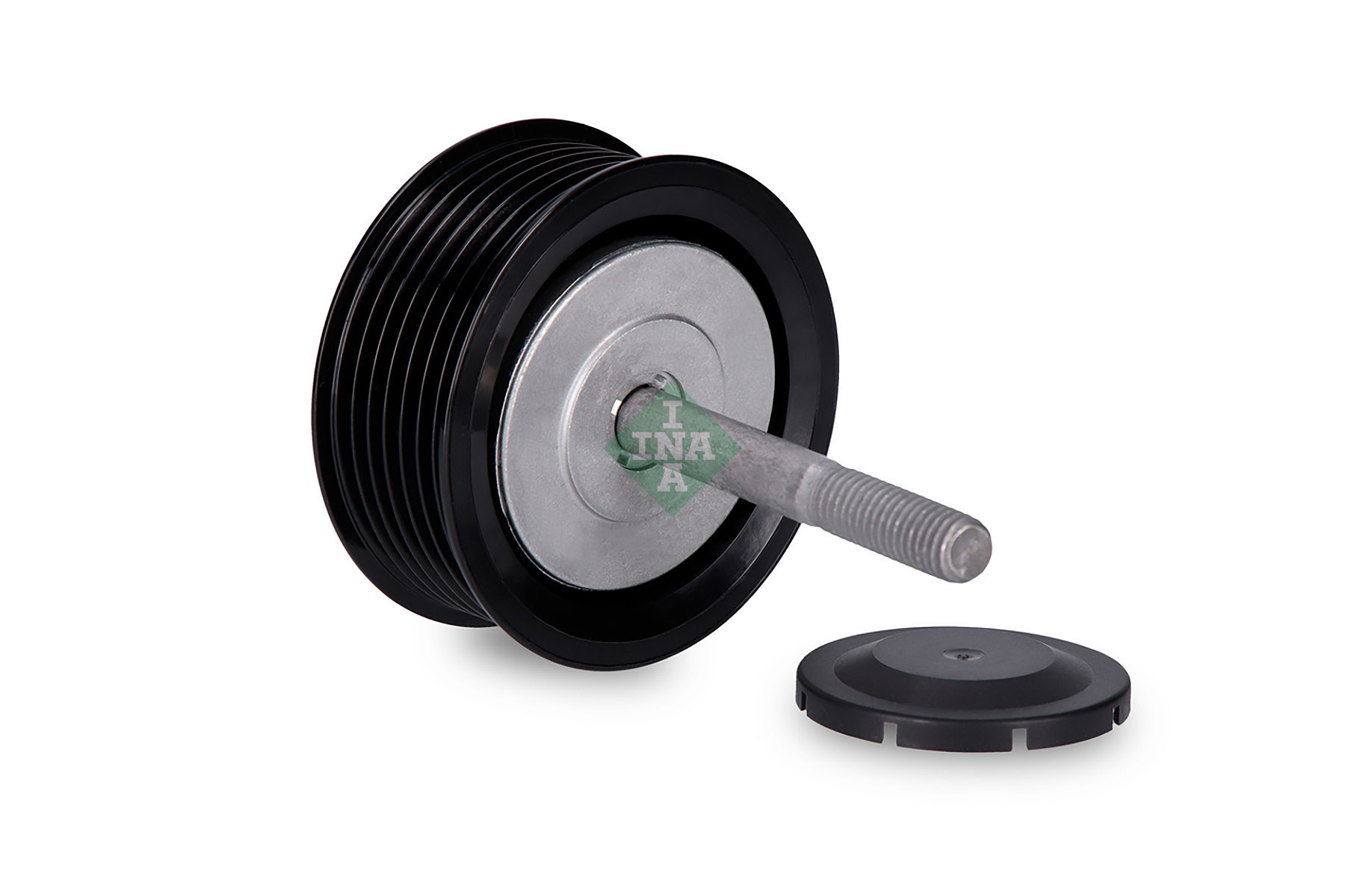 Ilustracja 532 0792 10 INA rolka kierunkowa / prowadząca, pasek klinowy zębaty