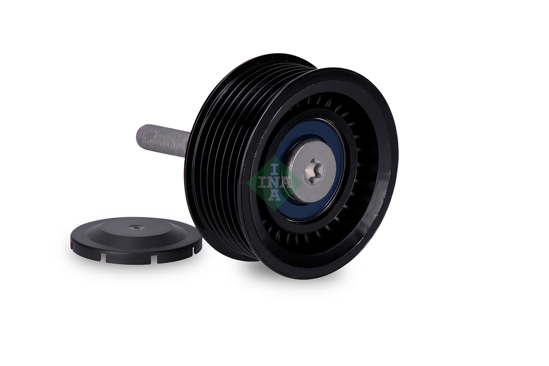 Ilustracja 532 0792 10 INA rolka kierunkowa / prowadząca, pasek klinowy zębaty