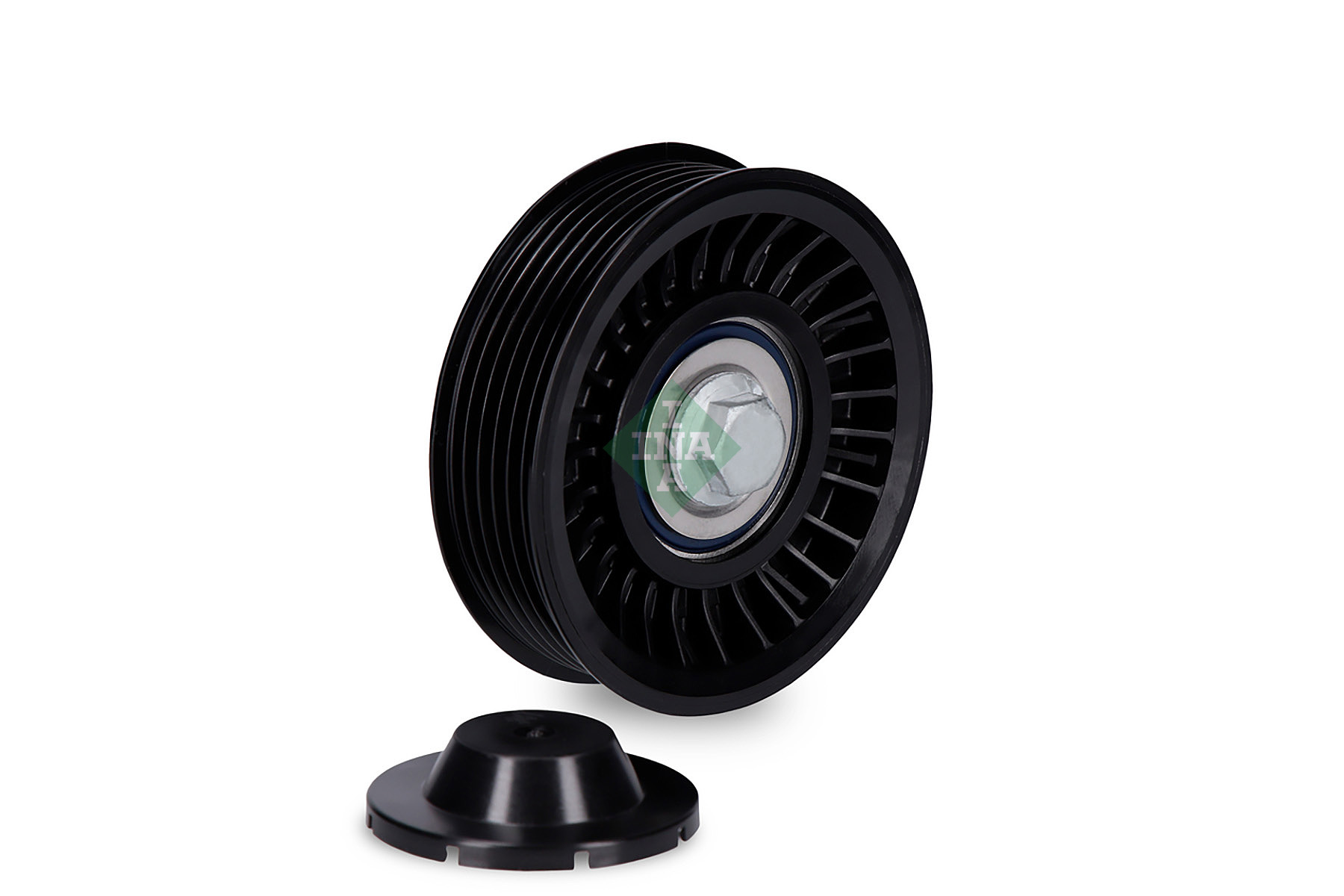 Ilustracja 532 0891 10 INA rolka kierunkowa / prowadząca, pasek klinowy zębaty